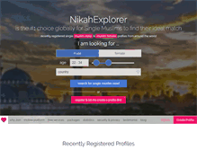 Tablet Screenshot of nikahexplorer.com